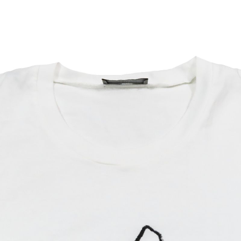 11ss Dior T-Shirt Short Sleeve Crew Neck Print Cut and Sewn Kris van Ass Che
