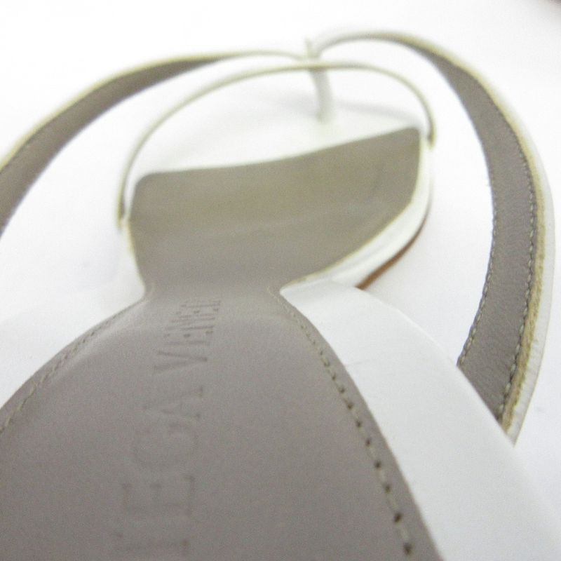Bottega Veneta Stretch Strap Sandals Size 35 Approx 22cm (8.66in) Optic White