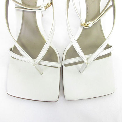 Bottega Veneta Stretch Strap Sandals Size 35 Approx 22cm (8.66in) Optic White