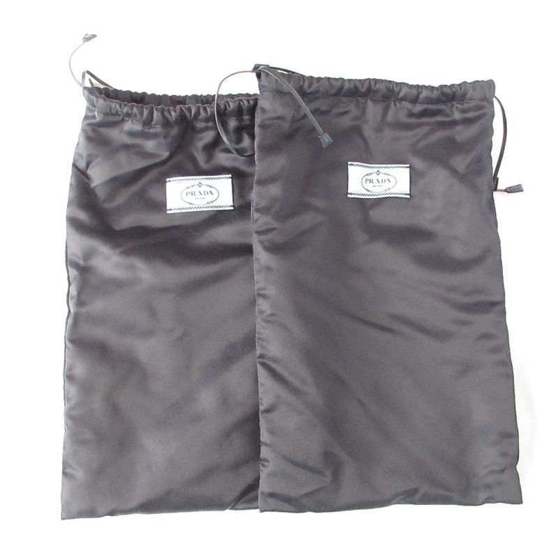 Prada Cross Strap Leather Sandals 36 23cm (9.06in) Gold Color Black Women's Used