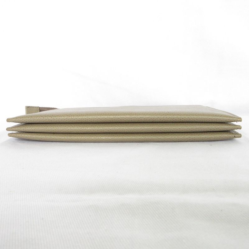 Celine Phoebe Period Trio Pouch Beige Ladies Used