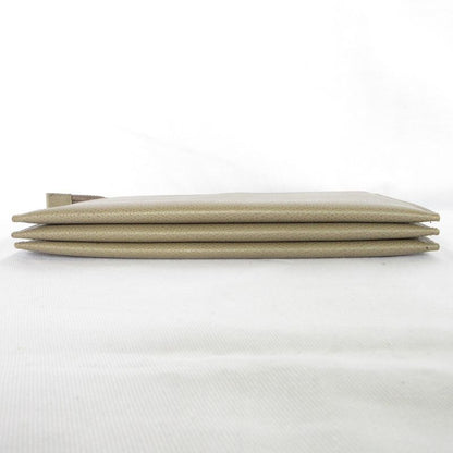 Celine Phoebe Period Trio Pouch Beige Ladies Used