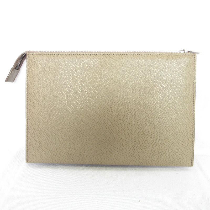 Celine Phoebe Period Trio Pouch Beige Ladies Used