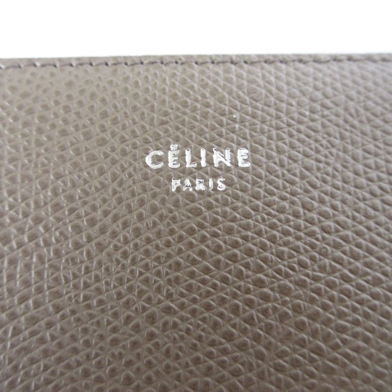 Celine Phoebe Period Trio Pouch Beige Ladies Used