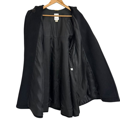 Celine Vintage Volume Sleeve Duffle Coat Size 36 Black Women's Used