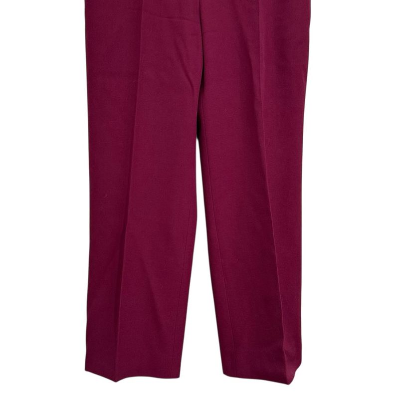 Celine Phoebe Period Wide Slack Pants 40 Burgundy Women Used