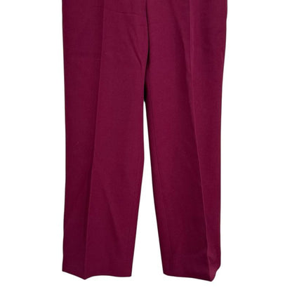 Celine Phoebe Period Wide Slack Pants 40 Burgundy Women Used