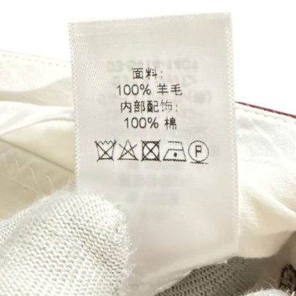 Celine Phoebe Period Wide Slack Pants 40 Burgundy Women Used