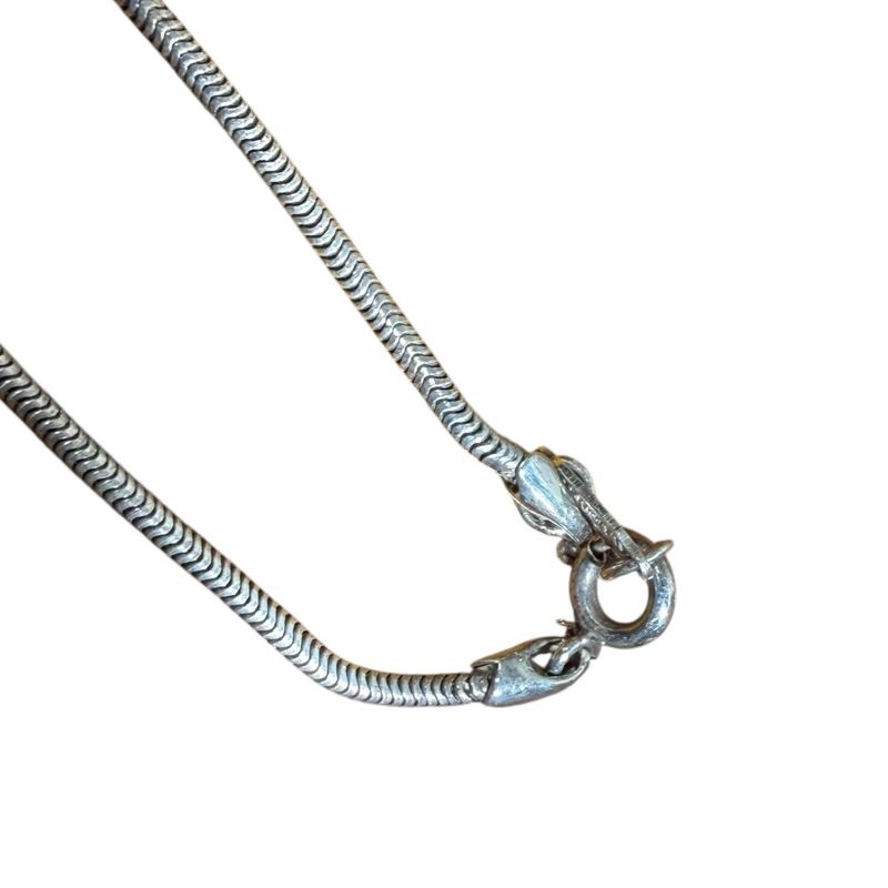 Tiffany & Co Tiffany & Co 1837 Narrow Bar Necklace 925 Silver Ladies Used