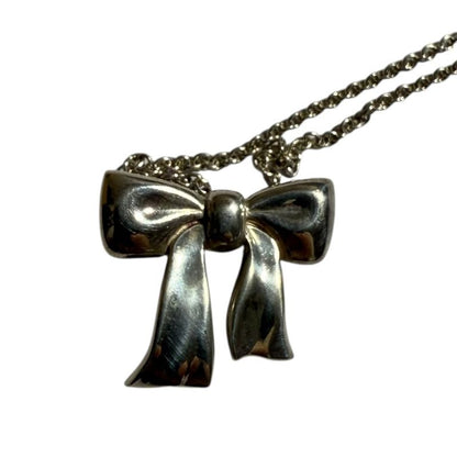Tiffany & Co Tiffany & Co Ribbon Necklace 925 Silver Ladies Used