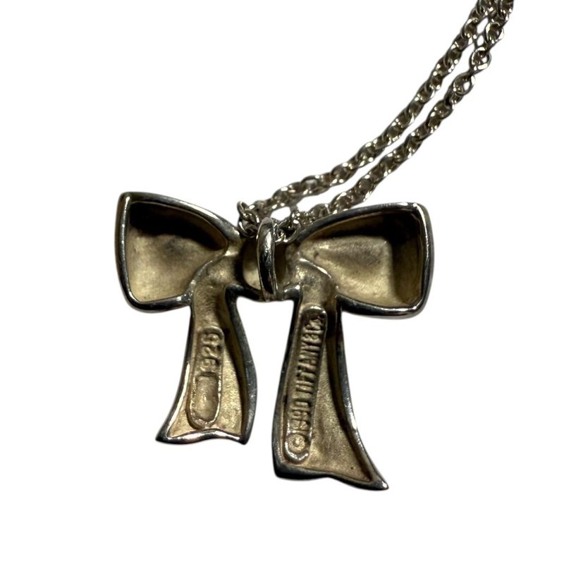 Tiffany & Co Tiffany & Co Ribbon Necklace 925 Silver Ladies Used