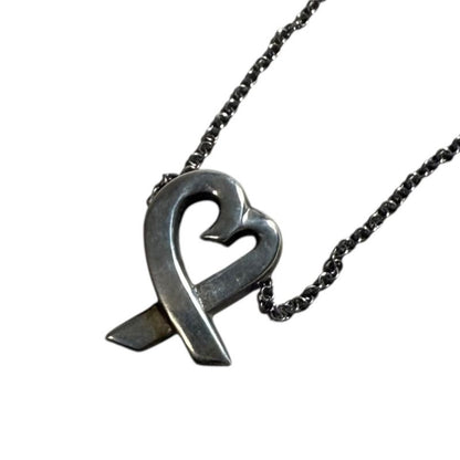 Good Tiffany & Co Tiffany & Co Loving Heart Necklace 925 Silver Ladies Used