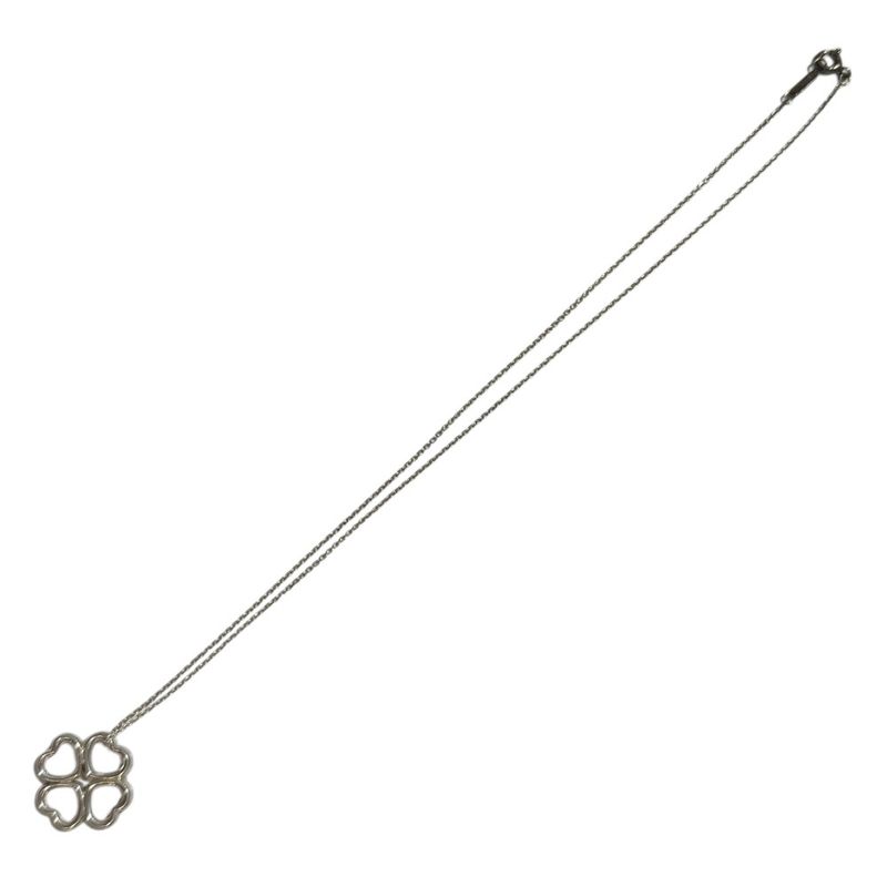 Tiffany & Co Tiffany & Co Heart Clover Necklace 925 Silver Ladies Used