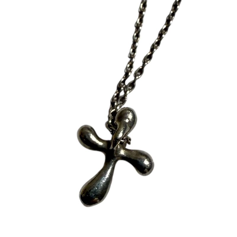 Tiffany & Co Tiffany & Co Elsa Peretti Small Cross Necklace 925 Silver Ladies