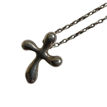 Tiffany & Co Tiffany & Co Elsa Peretti Small Cross Necklace 925 Silver Ladies