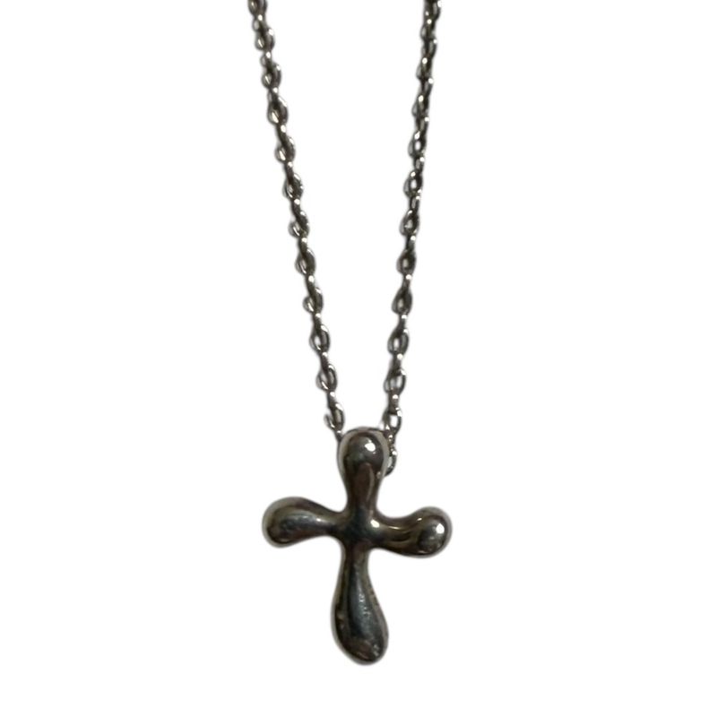 Tiffany & Co Tiffany & Co Elsa Peretti Small Cross Necklace 925 Silver Ladies