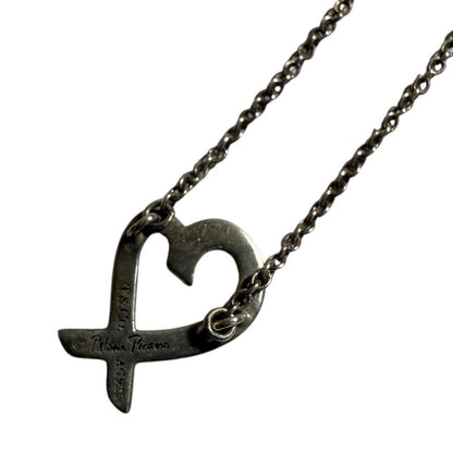 Tiffany & Co Tiffany & Co Loving Heart Necklace 925 Silver Ladies Used