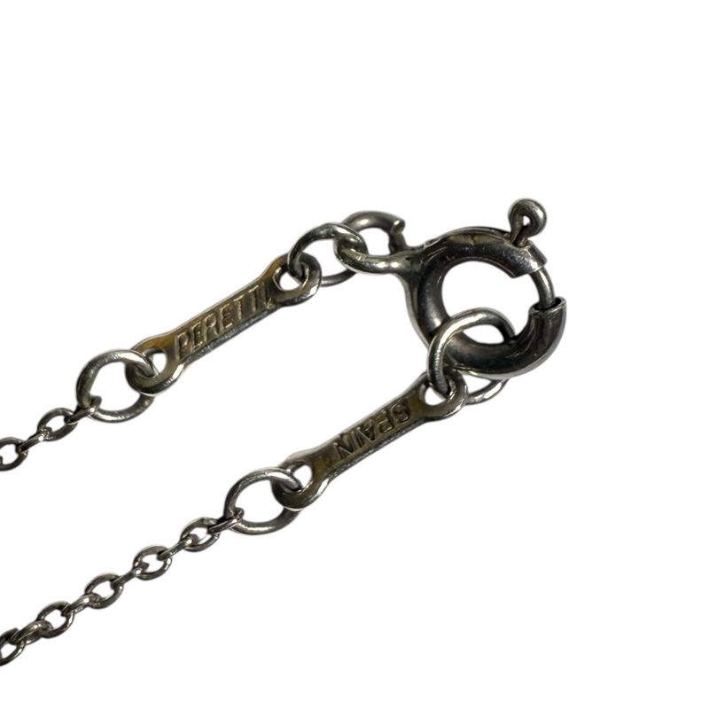 Tiffany & Co Tiffany & Co Open Heart Necklace 925 Silver Ladies Secondhand Used