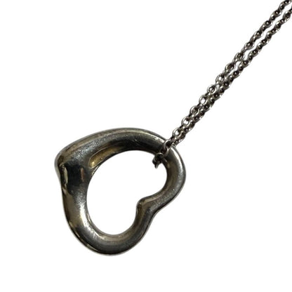 Tiffany & Co Tiffany & Co Open Heart Necklace 925 Silver Ladies Secondhand Used