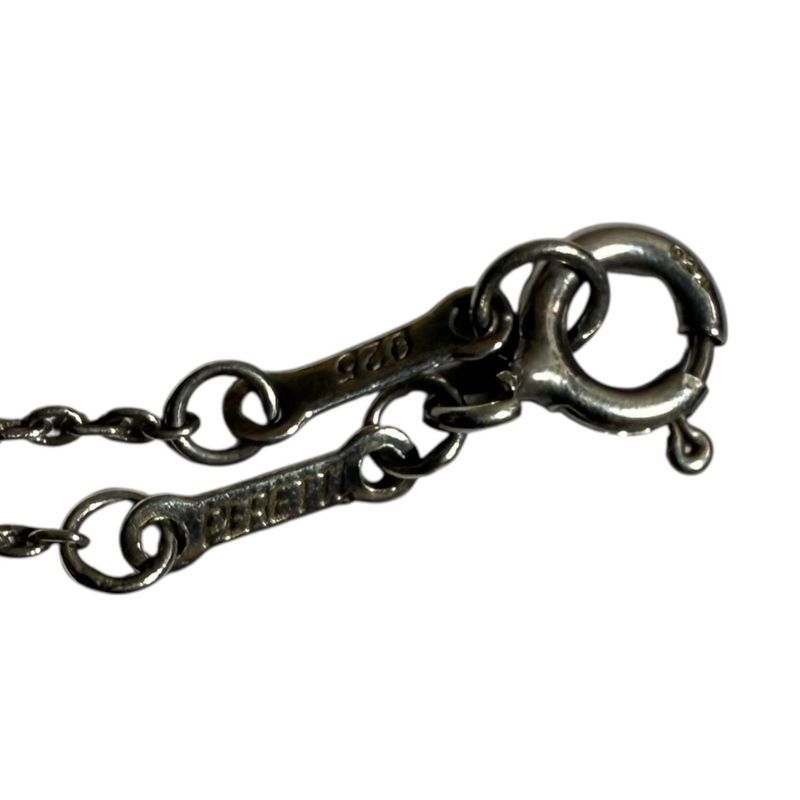 Tiffany & Co Tiffany & Co Open Heart Necklace 925 Silver Ladies Secondhand Used