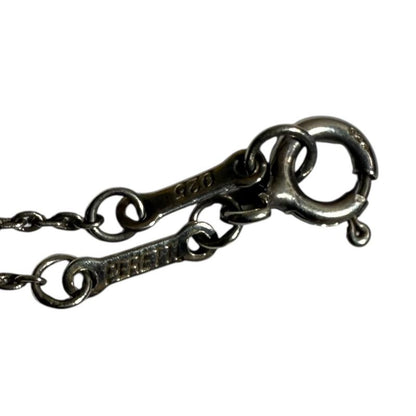 Tiffany & Co Tiffany & Co Open Heart Necklace 925 Silver Ladies Secondhand Used