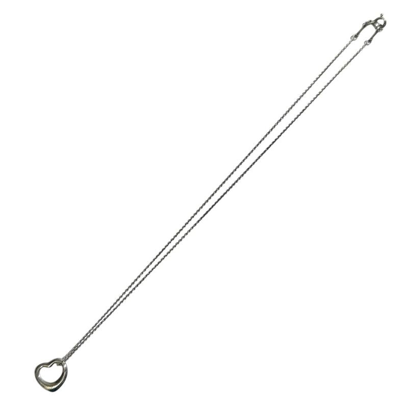 Tiffany & Co Tiffany & Co Open Heart Necklace 925 Silver Ladies Secondhand Used