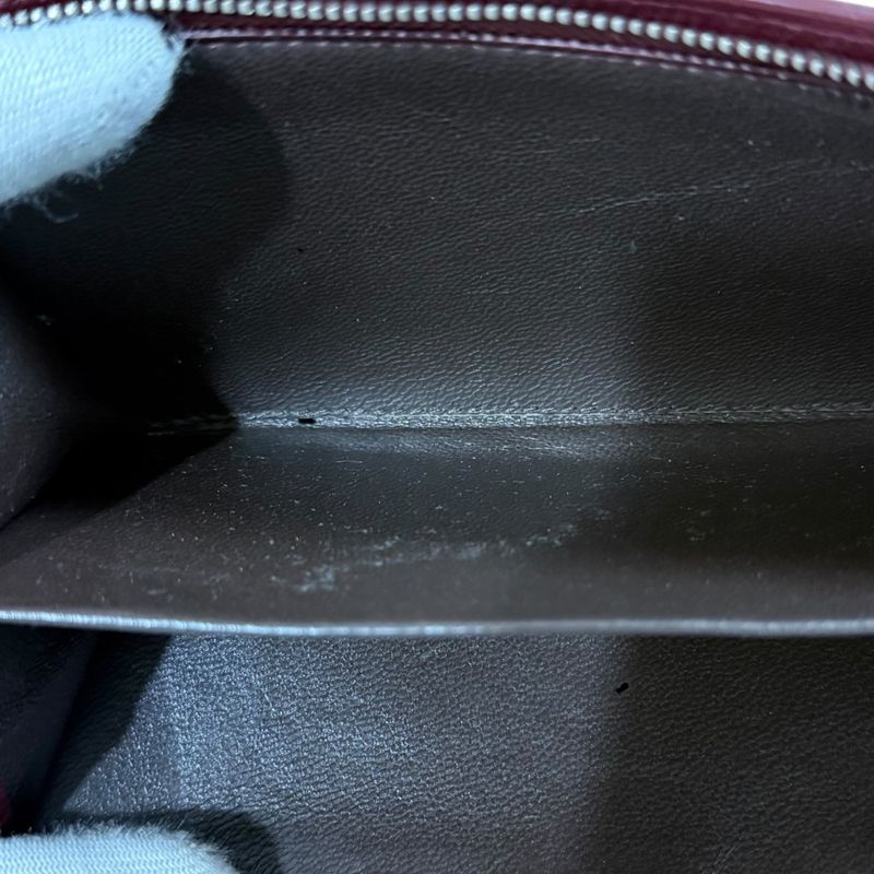 Good Bottega Veneta Intrecciato Fold Long Wallet Long Wallet Unisex Bordeaux