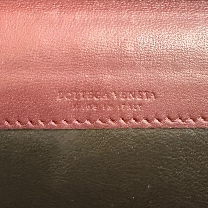 Good Bottega Veneta Intrecciato Fold Long Wallet Long Wallet Unisex Bordeaux