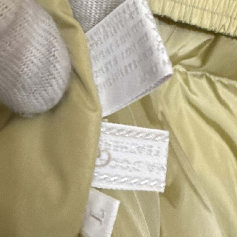 Prada Vintage Quilted Patted Jacket Size L Beige Women's Used