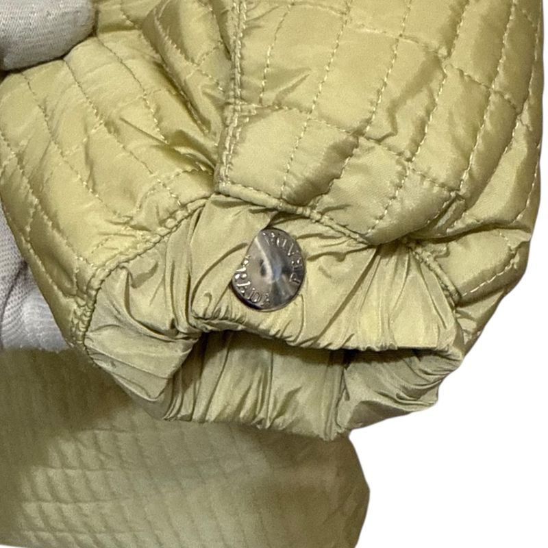 Prada Vintage Quilted Patted Jacket Size L Beige Women's Used