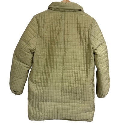 Prada Vintage Quilted Patted Jacket Size L Beige Women's Used