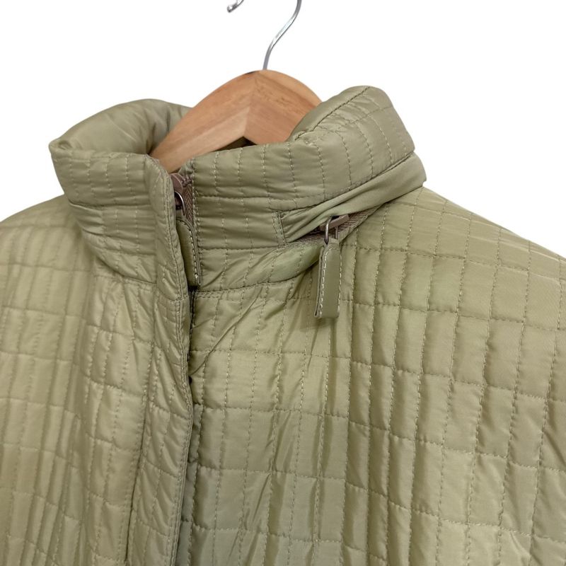 Prada Vintage Quilted Patted Jacket Size L Beige Women's Used