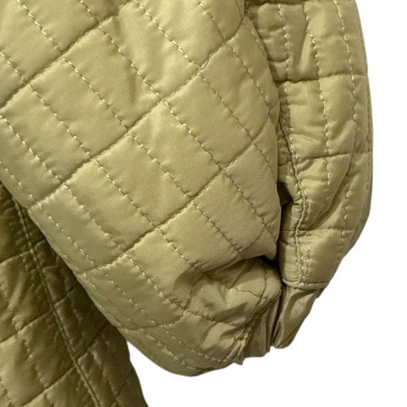 Prada Vintage Quilted Patted Jacket Size L Beige Women's Used