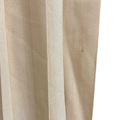 Good Celine Eddy Period Mimore Length Pleated Skirt Size 42 Beige Women's Used