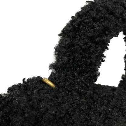 Balenciaga Handbag Hourglass 676384 Black Wool