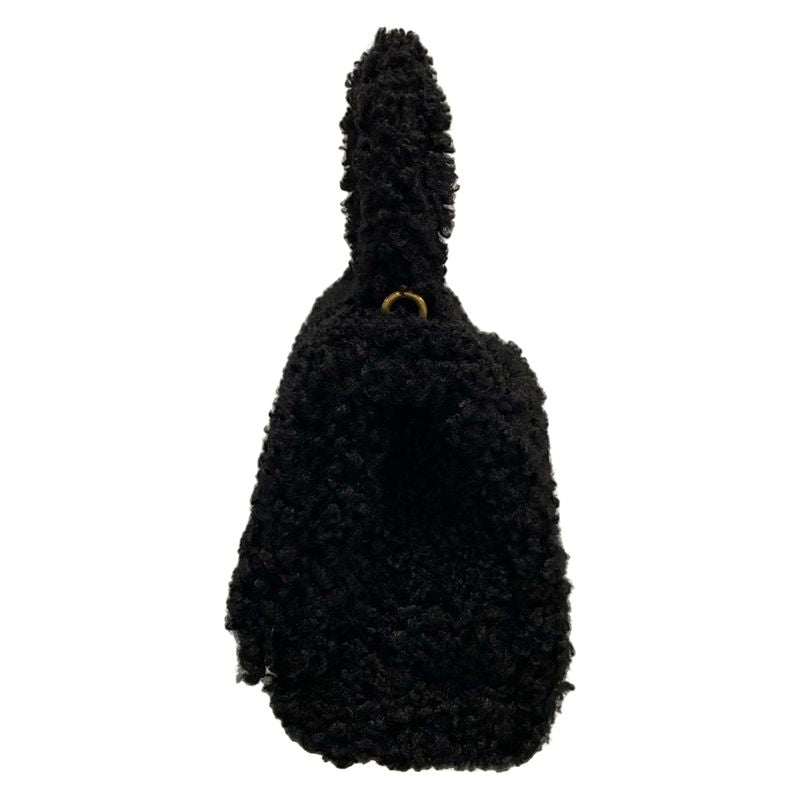 Balenciaga Handbag Hourglass 676384 Black Wool