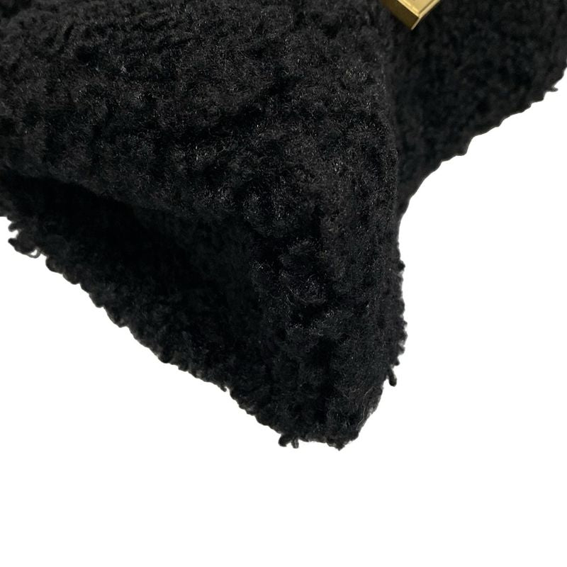 Balenciaga Handbag Hourglass 676384 Black Wool