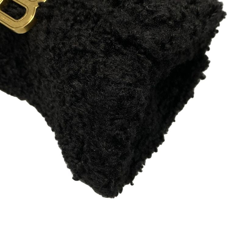 Balenciaga Handbag Hourglass 676384 Black Wool