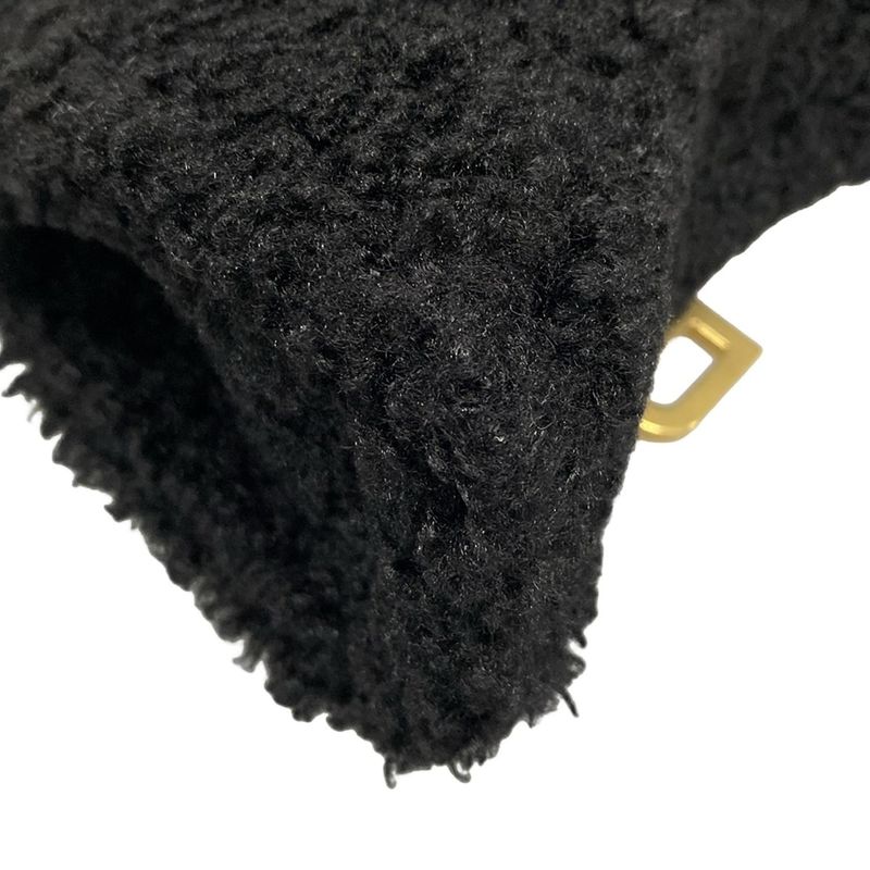 Balenciaga Handbag Hourglass 676384 Black Wool