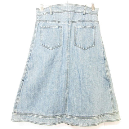 13ss Chanel Runway Model Bare Top Denim Dress 36 Blue Ladies Secondhand Used