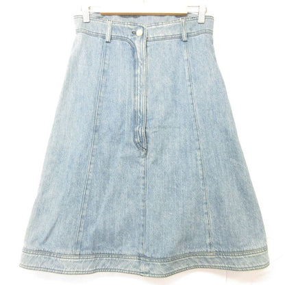 13ss Chanel Runway Model Bare Top Denim Dress 36 Blue Ladies Secondhand Used