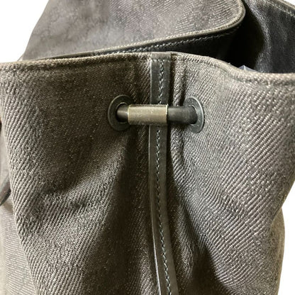 Good Gucci GG Canvas Leather Handle Tote Bag 101340 Gray Ladies Used