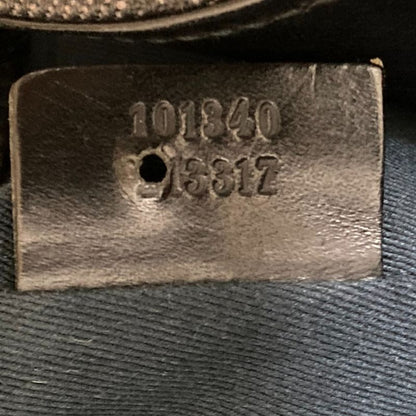 Good Gucci GG Canvas Leather Handle Tote Bag 101340 Gray Ladies Used