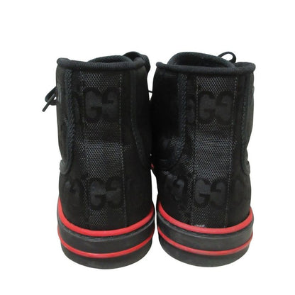 Gucci 20 Pre-Fall Tennis 1977 GG Canvas High Cut Sneakers 7 Approx 26.5cm