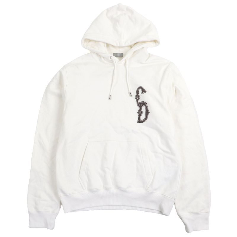 DIOR Homme 23AW 343j698a0531 CD Interlace Hoodie Pullover Hoodie White M Made