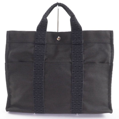 Hermes Yale Line MM Silver Hardware Serie Hardware Canvas Tote Handbag Gray