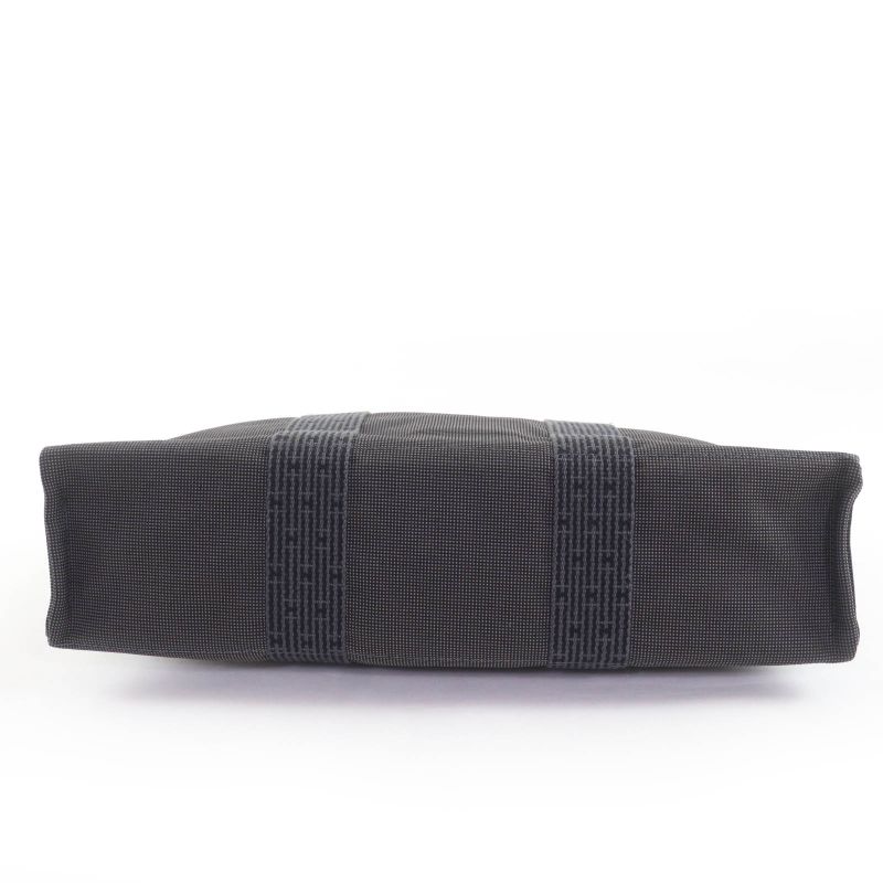 Hermes Yale Line MM Silver Hardware Serie Hardware Canvas Tote Handbag Gray