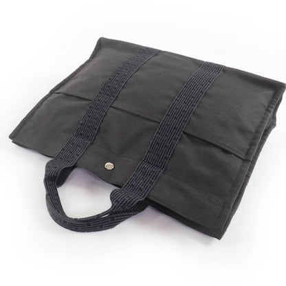 Hermes Yale Line MM Silver Hardware Serie Hardware Canvas Tote Handbag Gray