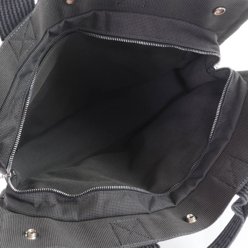 Hermes Yale Line MM Silver Hardware Serie Hardware Canvas Tote Handbag Gray