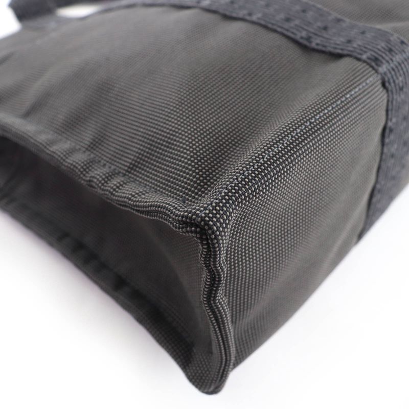 Hermes Yale Line MM Silver Hardware Serie Hardware Canvas Tote Handbag Gray